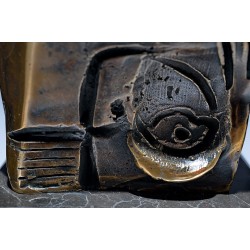 Portal - sculptură în bronz, artist Liviu Bumbu